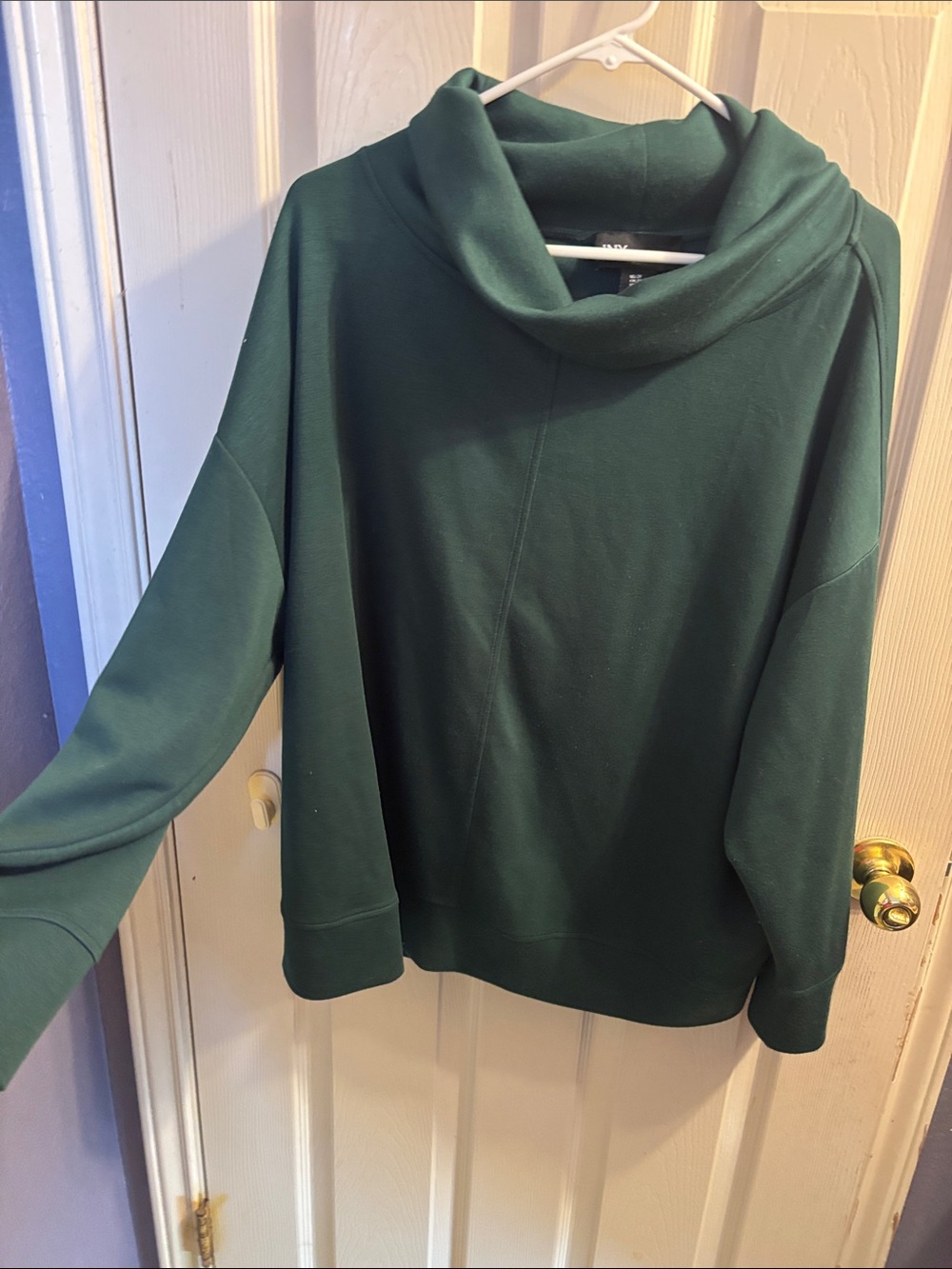 Jones New York Forest Green Cowl Neck Sweater